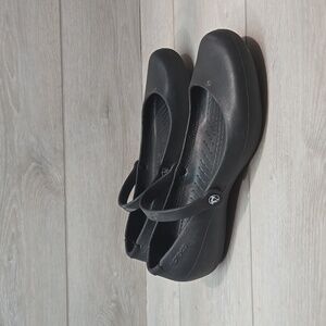 Crocs Women Alice Mary Jane Rubber Clog Mule Flats shoes sz 10
